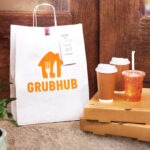 Grubhub Food Delivery on a Doorstep