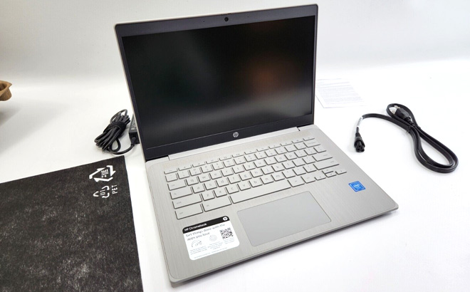 HP 14 Inch Chromebook in Gray