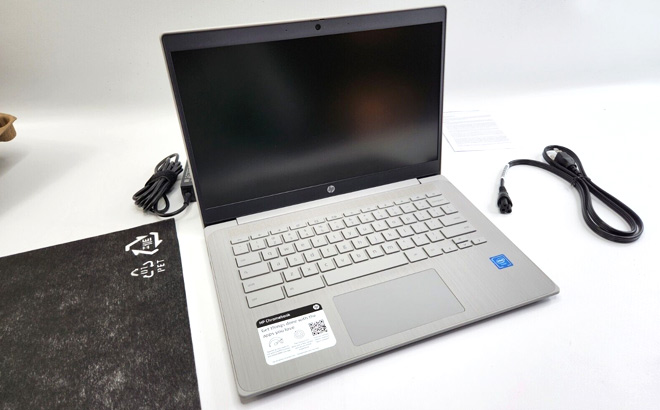 HP 14 Inch Chromebook in Gray HP 14 Inch Chromebook in Gray