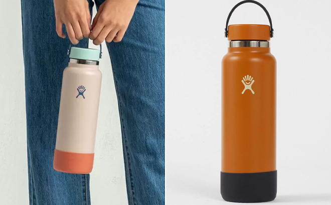 HYDRO FLASK 40 oz Wide Mouth Water Bottle - Special Edition - MOCHA