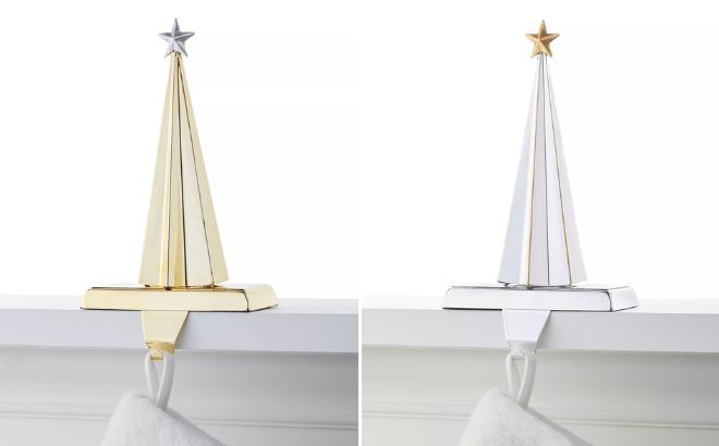 Holiday Lane Shine Bright Stocking Holders