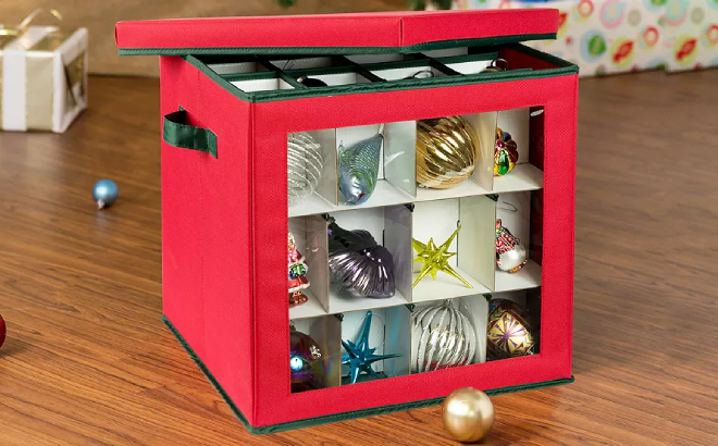 Honey Can Do Small Ornament Storage Cube