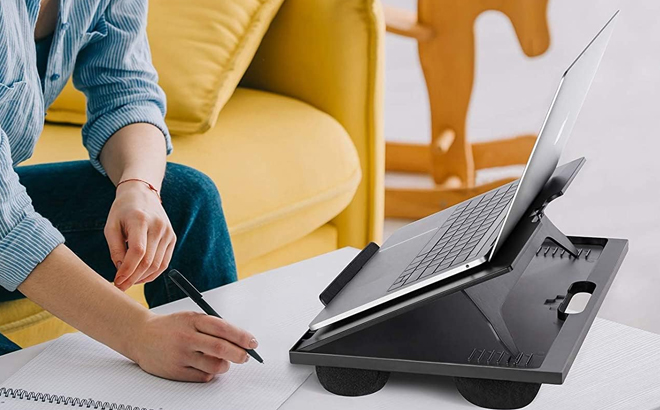 Huanuo Adjustable Laptop Stand on a Table