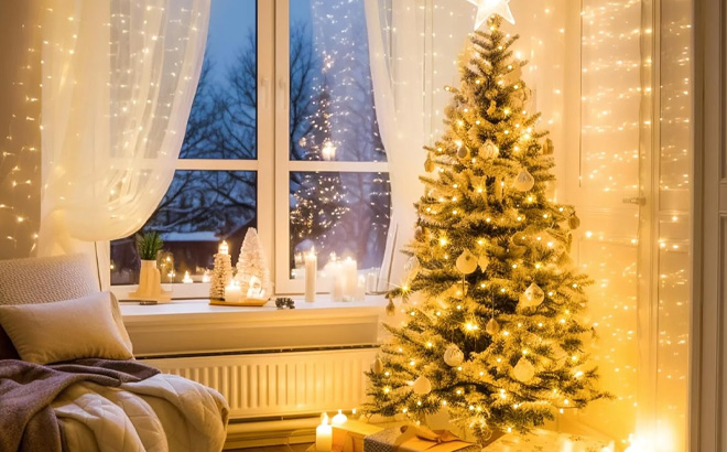 InnOrca Christmas String Lights in Warm White Color