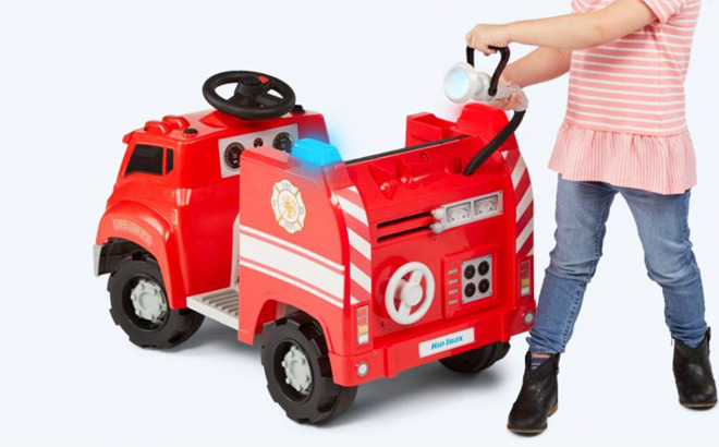Kid Trax Ride On Interactive Fire Truck