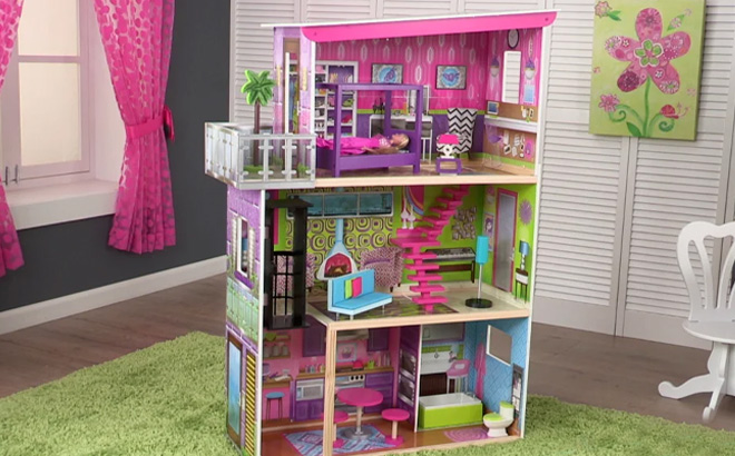 KidKraft Super Model Wooden Dollhouse in a Room KidKraft Super Model Wooden Dollhouse in a Room