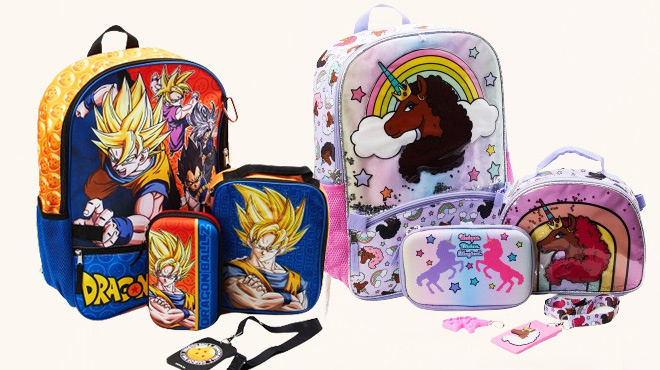 Character Backpack 5-Piece Sets $10 at Walmart | Free Stuff Finder