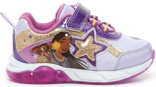 Kids Disney Princess Wish Light Up Sneakers Kids Disney Princess Wish Light Up Sneakers