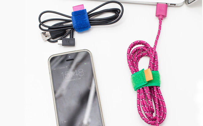 Kikkerland Color Coded Cable Ties Kikkerland Color Coded Cable Ties