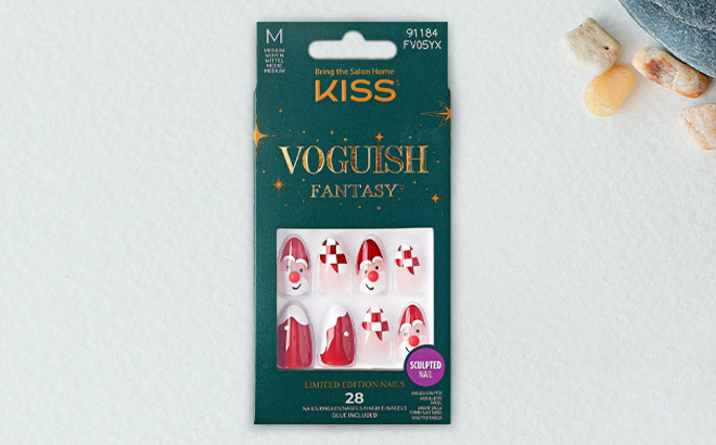 Kiss Voguish Fantasy Melting Holiday Press On Nails