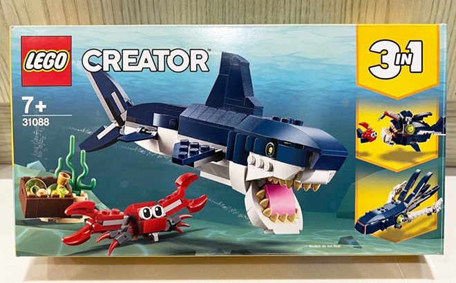 LEGO Creator 3 in 1 Deep Sea Creatures 230 Piece Set