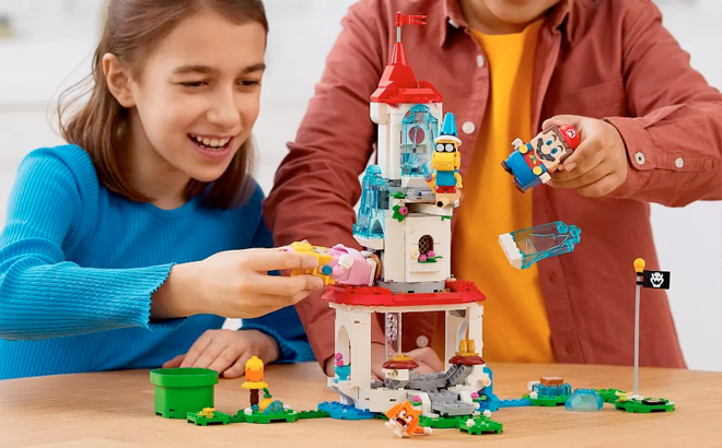 LEGO Super Mario Cat Peach Suit Tower Expansion Set