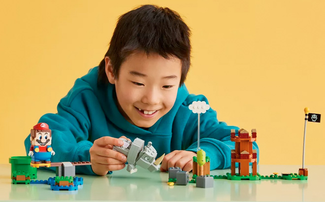 LEGO Super Mario Rambi the Rhino Expansion Set Building Toy