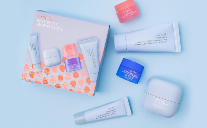 Laneige 5 Piece Hydrate Nourish Besties Skincare Set