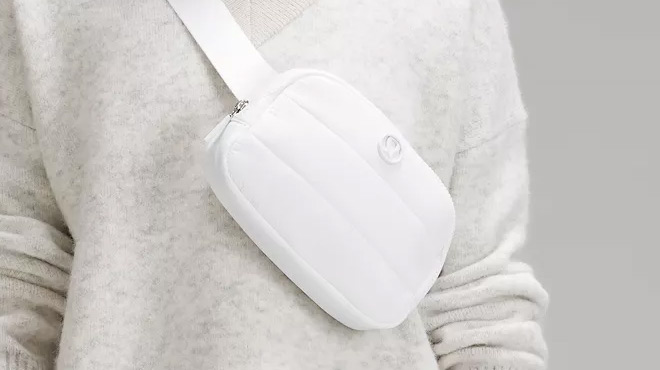 Lululemon Everywhere Belt Bag 1L Wunder Puff in White