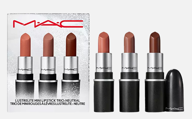 MAC 3 Piece Lipstick Set