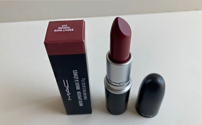 MAC Matte Lipstick on the Table