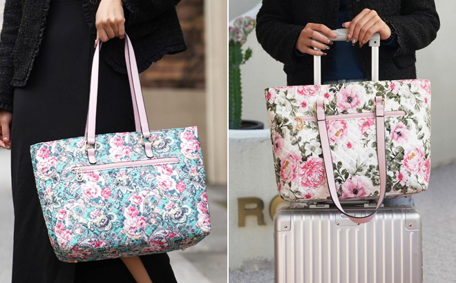 MKF Hallie Botanical Pattern Womens Tote Handbag MKF Hallie Botanical Pattern Womens Tote Handbag
