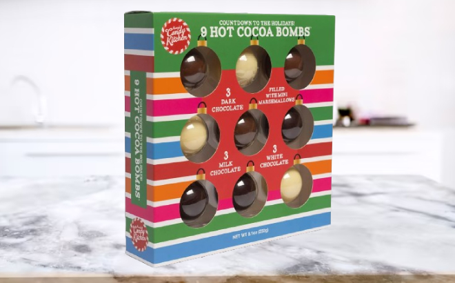 Macys Candy Kitchen Holiday Hot Cocoa Bombs 9 Piece Set