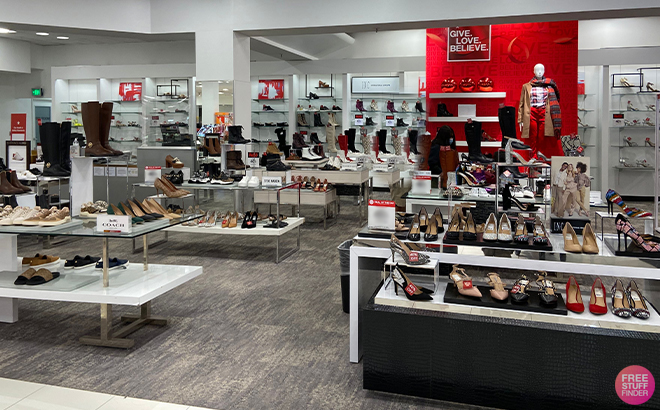 Macys Store Shoe Section Overview