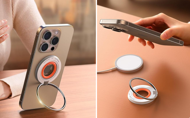 Magnetic Phone Ring Holder
