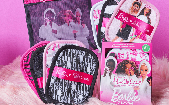 MakeUp Eraser Barbie 7 Day Set