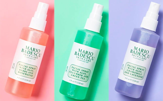 Mario Badescu Facial Spray Collection 3 Pack Mario Badescu Facial Spray Collection 3 Pack