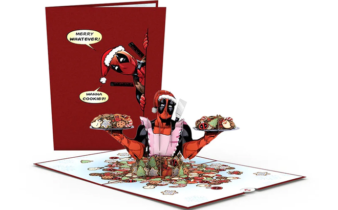 Marvels Deadpool Merry Whatever Pop Up Card
