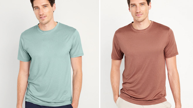 Men Wearing Old Navy Cloud 94 Soft T Shirts