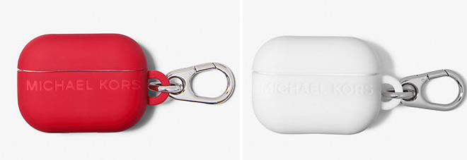 Michael Kors Apple AirPods Pro Case on a Gray Background