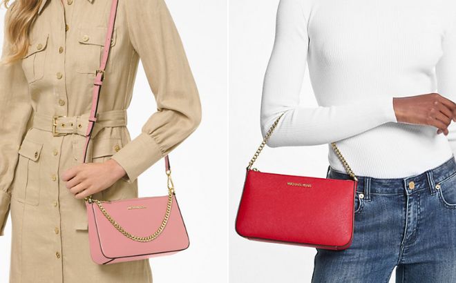 Michael Kors Jet Set Medium Saffiano Leather Crossbody Bag Michael Kors Jet Set Medium Saffiano Leather Crossbody Bag