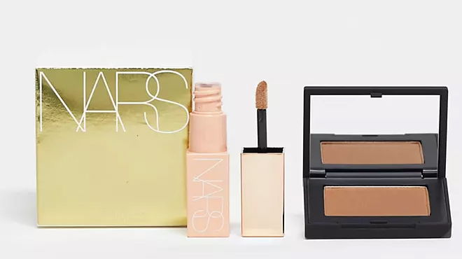 Nars Gold Star Mini Lagua Cheek Duo Complete Set Out fo the Box