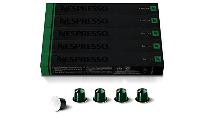 Nespresso Originalline 10 pack on a White Background