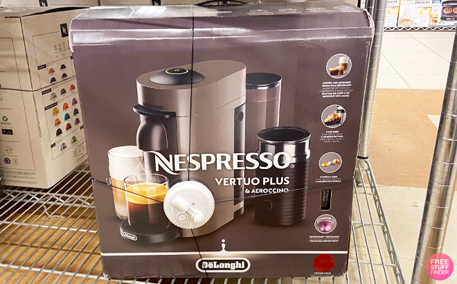 Nespresso VertuoPlus Deluxe Coffee and Espresso Machine by DeLonghi