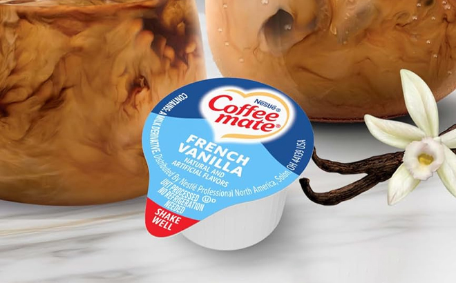 Nestle Coffee mate Coffee Creamer French Vanilla Liquid Creamer Single