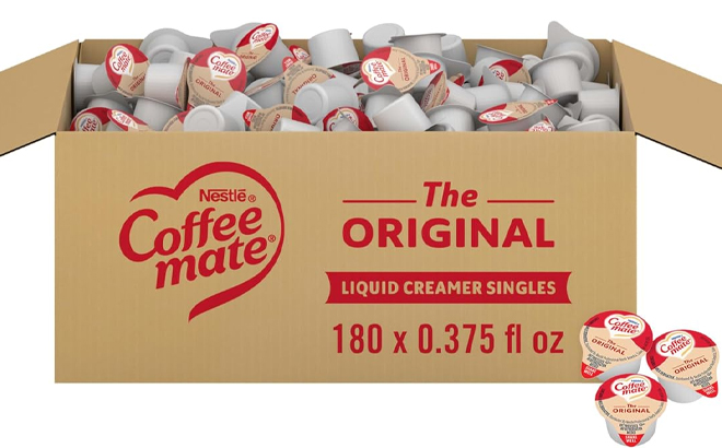 Nestle Coffee mate Original Non Dairy Creamer Singles 0 375 oz 180 Pack