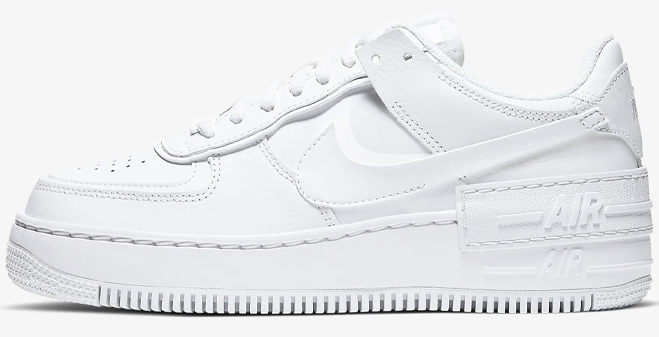 Nike Air Force 1 Shadow Womens Shoes in White