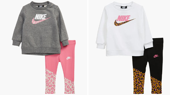 Nike Baby Fleece Sweatshirt Leggings Set
