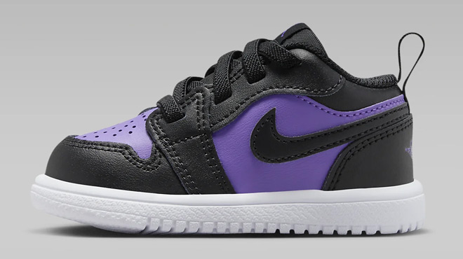 Nike Jordan 1 Low Alt Toddler Shoes in Purple Venom Color