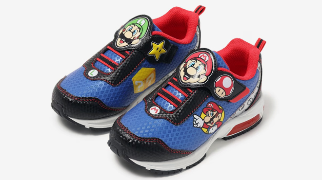 Nintendo Kids Super Mario Light Up Sneakers