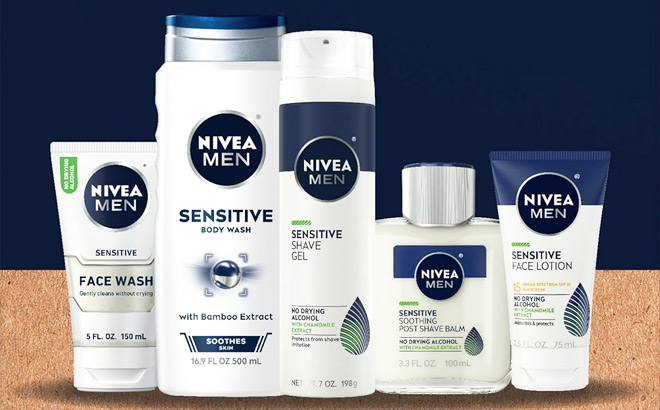 Nivea Men Complete Collection Skin Care 5 Piece Gift Set