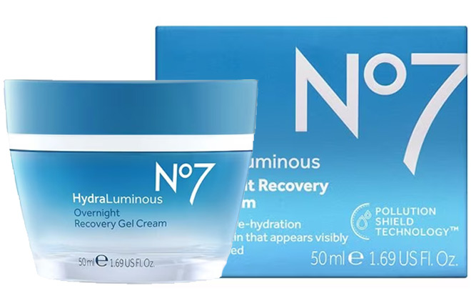 No7 HydraLuminous Overnight Recovery Gel Cream 1 69 oz