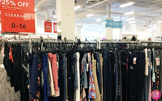 Nordstrom Racl Clear the Rack Sale Overview of Womens Apparel and a Sale Sign