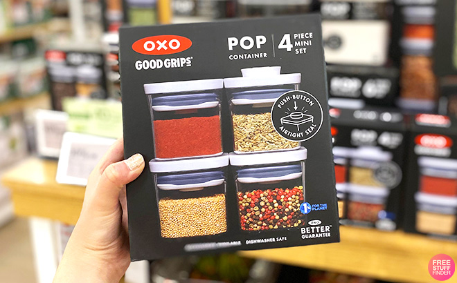 OXO Good Grips 4 Piece Mini POP Container Set