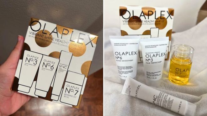Olaplex Vibrant Shine Healthy Hair Kit 4 Piece