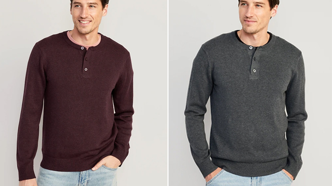 Old Navy Henley Sweater Old Navy Henley Sweater