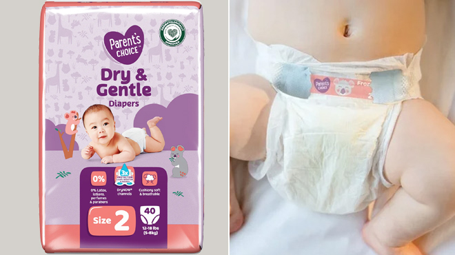 Parents Choice Dry and Gentle Baby DIapers