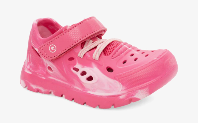 Pink White Color Stride Rite Kids Sandals
