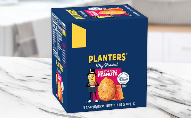 Planters Sweet and Spicy Dry Roasted Peanuts in the Kitchen