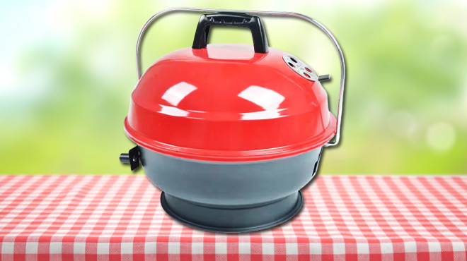 Portable Charcoal Grill 14 in Portable Charcoal Grill 14 in